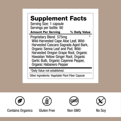 Dr. Schulze's Intestinal Formula #1 - Bowel Movement Supplement for Colon Health Support - Bloating & Constipation Aid - Intestinal Cleanse - All-Natural - Plant-Based - Vegan - 90 Count Dr. Schulze'sBuy Supplements Australia