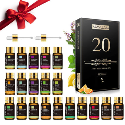 MAYJAM Tea Tree 20 Pcs Pure Essential Oil Gift Set, for Diffuser, Humidifiers, Skin Care, Massage MAYJAMBuy Supplements Australia