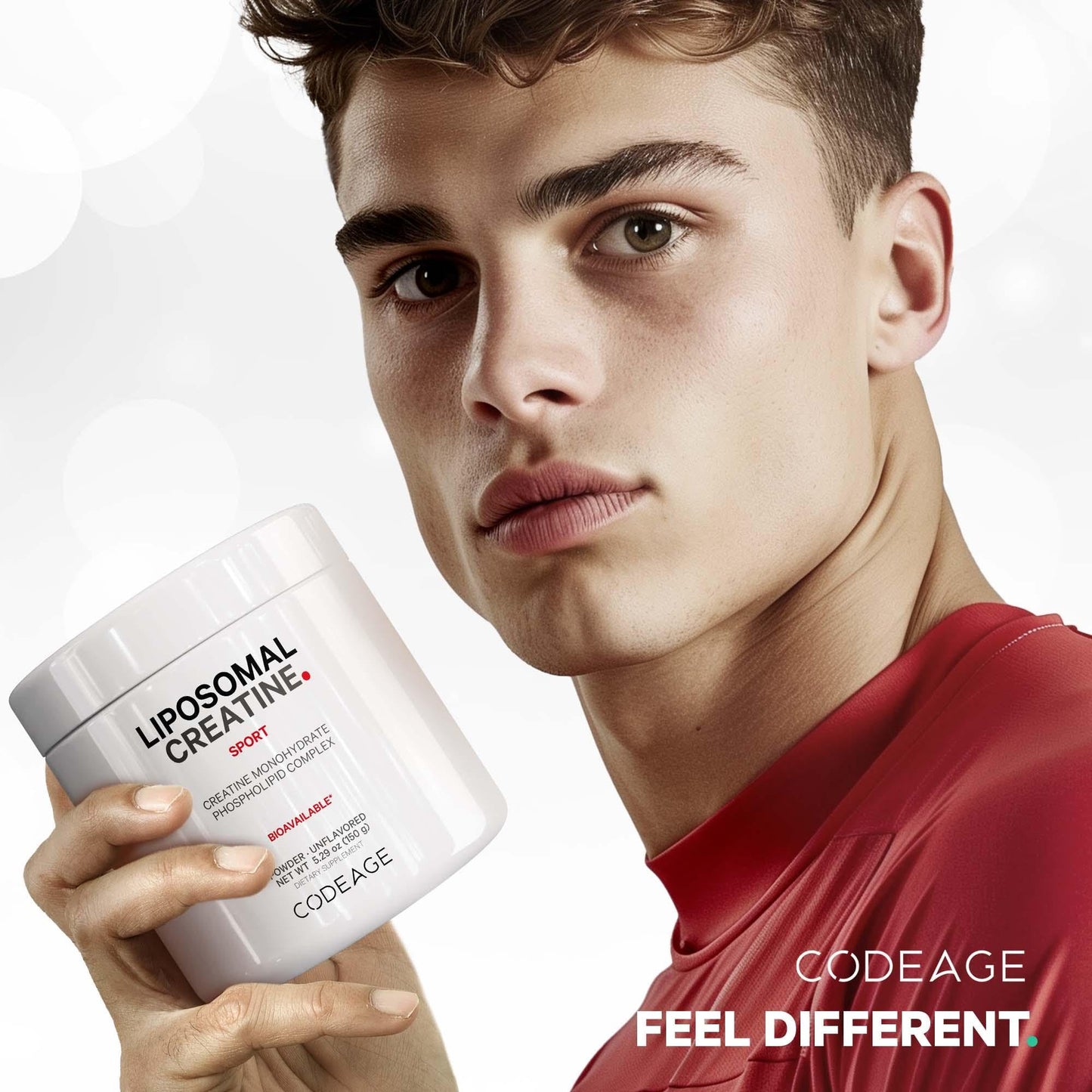 Codeage Liposomal Creatine Powder Supplement, Pure Creatine Monohydrate 5000mg, Pre Workout & Post Workouts - Unflavored Creatine, Micronized Creatine Powder - Creatinine for Sports - 30 Servings CodeageBuy Supplements Australia