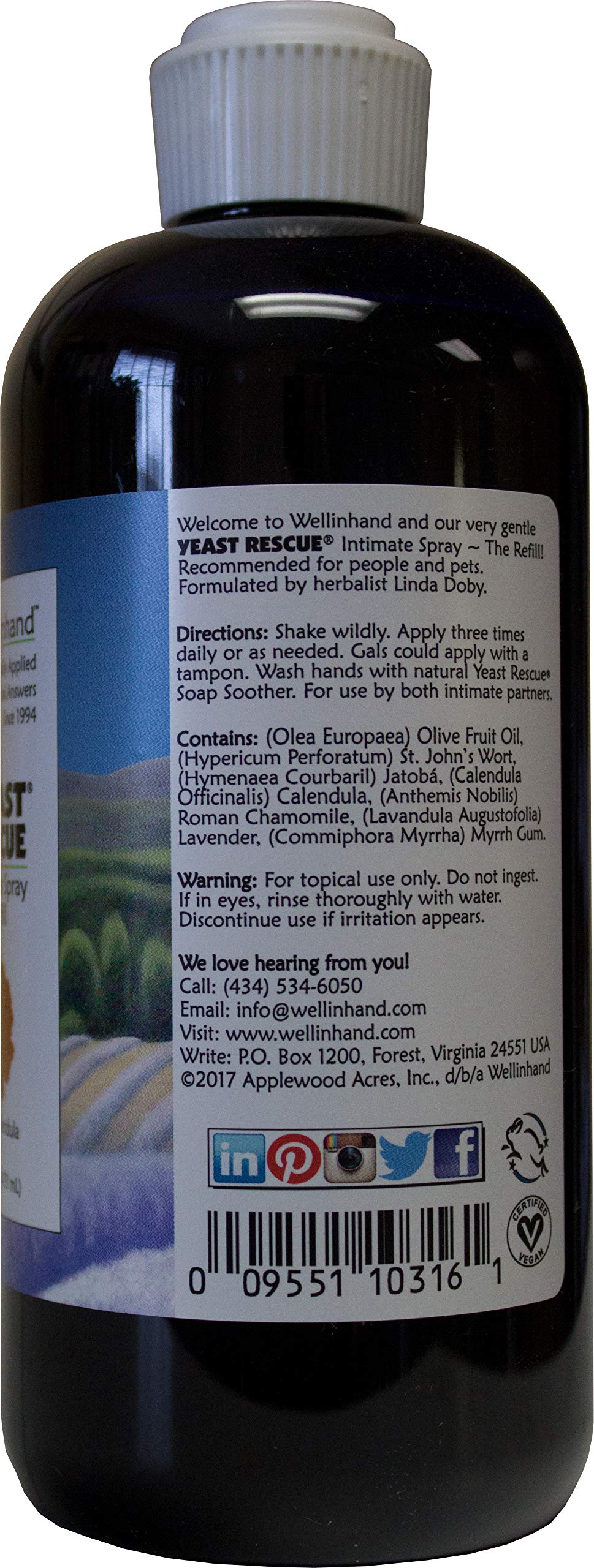 Yeast Rescue Soap Soother 16 fl.oz. Refill Economy Well-In-HandBuy Supplements Australia