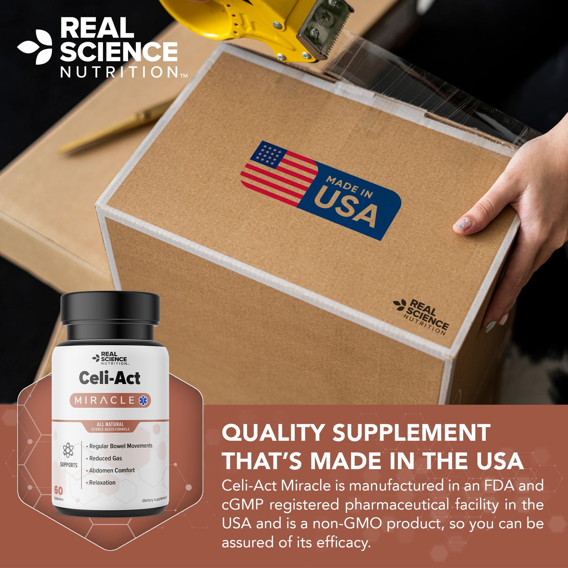 Real Science Nutrition Celi-Act Miracle is a Natural Supplement to Support Celiac Discomfort and Digestive Health Real Science NutritionBuy Supplements Australia