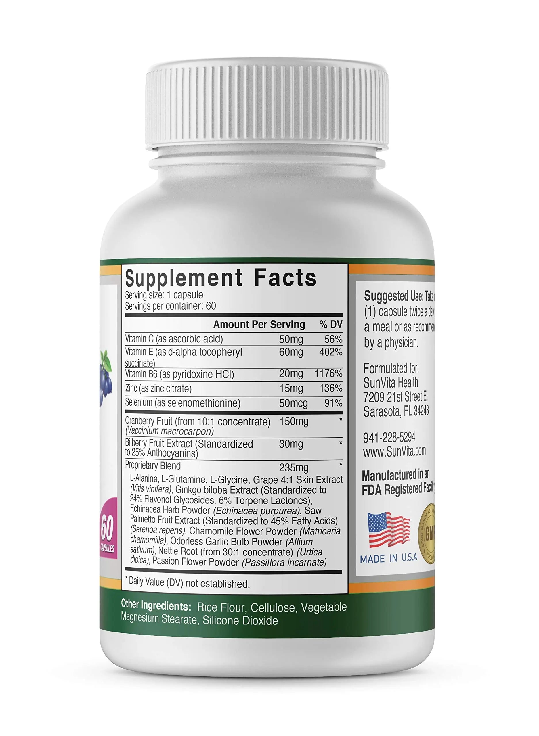 SunVita Health - Bladder Balance® - Bladder Control for Women • Bladder Issues Such as Urinary Frequency, Urgency and Urinary Tract Issues! SunVita HealthBuy Supplements Australia