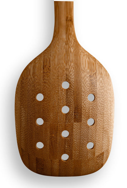 EVA SOLO | Nordic Kitchen Perforated Ladle Bamboo | Ideal for Straining and Serving Pasta and Vegetables | Natural & Eco-friendly Alternative to Plastic | Bamboo Eva SoloBuy Supplements Australia