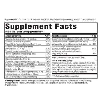 INNATE Response Formulas Men's One Daily Iron Free - Daily Multivitamin For Men Free of Iron - With B Vitamins Innate Response FormulasBuy Supplements Australia