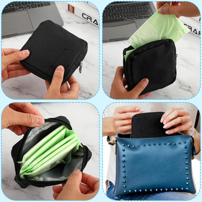 Ouligay Period Bag Sanitary Napkin Storage Bag Tampon Bag Tampon Pad Holder for Purse Menstrual Pad OuligayBuy Supplements Australia