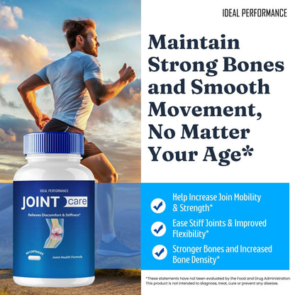 IDEAL PERFORMANCE Joint Care Support Capsules, JointCare Supplement Pills All Natural Formula to Fortify Bones & Bolster Flexibility - Maximum Strength, Joint Care Support Reviews (2 Pack) IDEAL PERFORMANCEBuy Supplements Australia