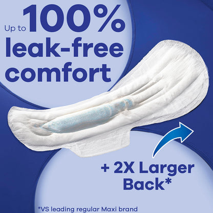Always Maxi Overnight Pads with Wings, Size 5, Extra Heavy Overnight AlwaysBuy Supplements Australia