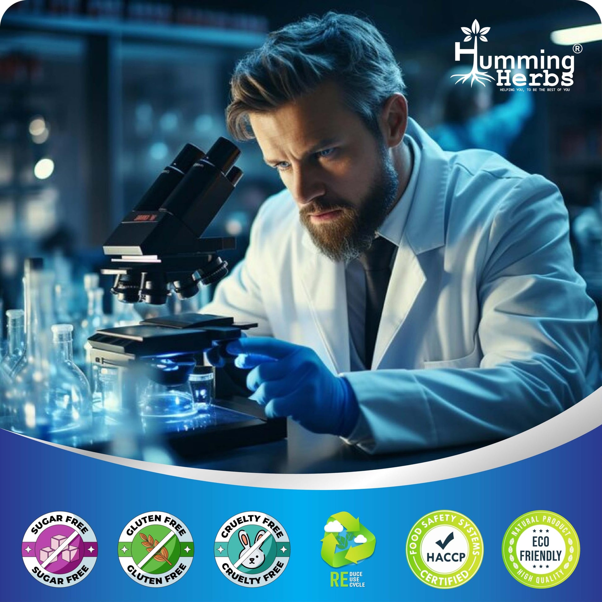 Humming Herbs Tributyrin Complex — 850 mg per Serving (95% Pure, yielding 731 mg Butyrate) with L-Glutamine, Zinc L-Carnosine, FOS & Probiotic Blend (180) Humming HerbsBuy Supplements Australia