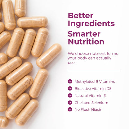 Multivitamin for Women – Methylated Womens Multivitamins & Multiminerals Capsules with Vitamin B12, A, D, C, Zinc, Magnesium Vimerson HealthBuy Supplements Australia
