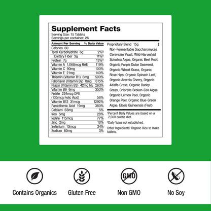 Dr. Schulze's SuperFood Plus - Everyday Superfood Supplement to Support Overall Wellness - Clean, Quality Nutrition - Supports Metabolism & Daily Energy - Gluten-Free & Dairy-Free - 390 Tablets Dr. Schulze'sBuy Supplements Australia