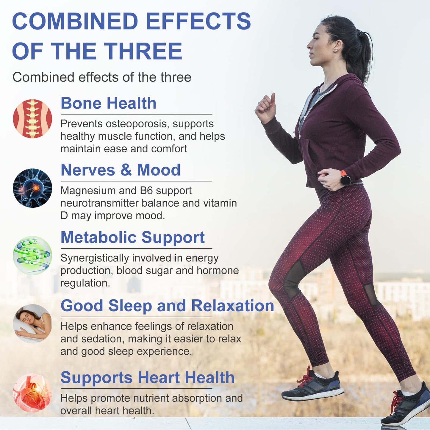 OMOGS High Absorption Magnesium Glycinate, for Supporting Sleep, Muscle Relaxation, Heart Health & Bone Health, Gluten Free, Non-GMO, 90 Vegetarian Capsules OMOGSBuy Supplements Australia