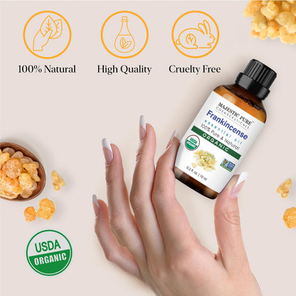 Majestic Pure USDA Organic Frankincense 0.33 fl oz MAJESTIC PUREBuy Supplements Australia