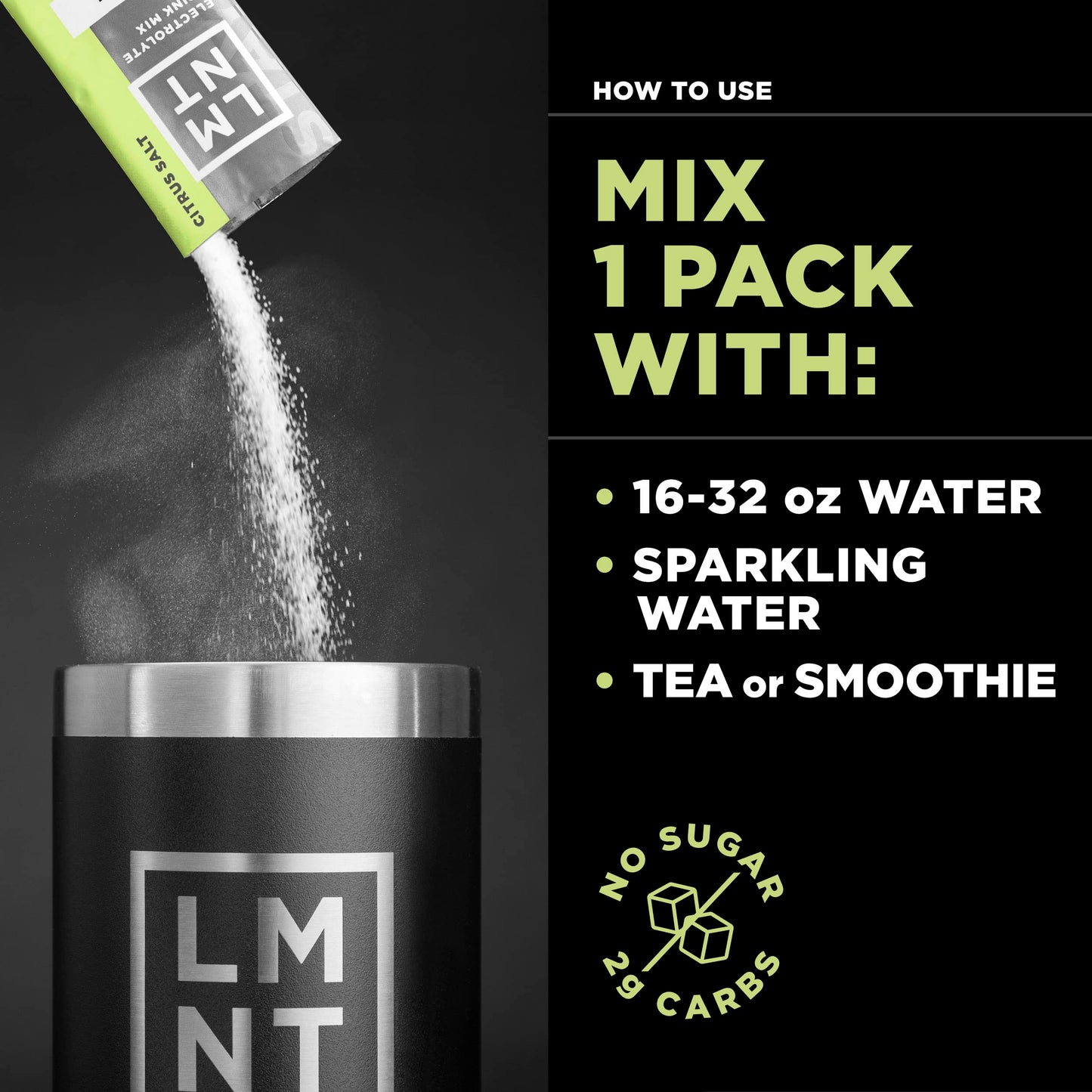 LMNT Zero-Sugar Electrolytes - Citrus Salt - Hydration Powder Packets | No Dodgy Ingredie Drink LMNTBuy Supplements Australia