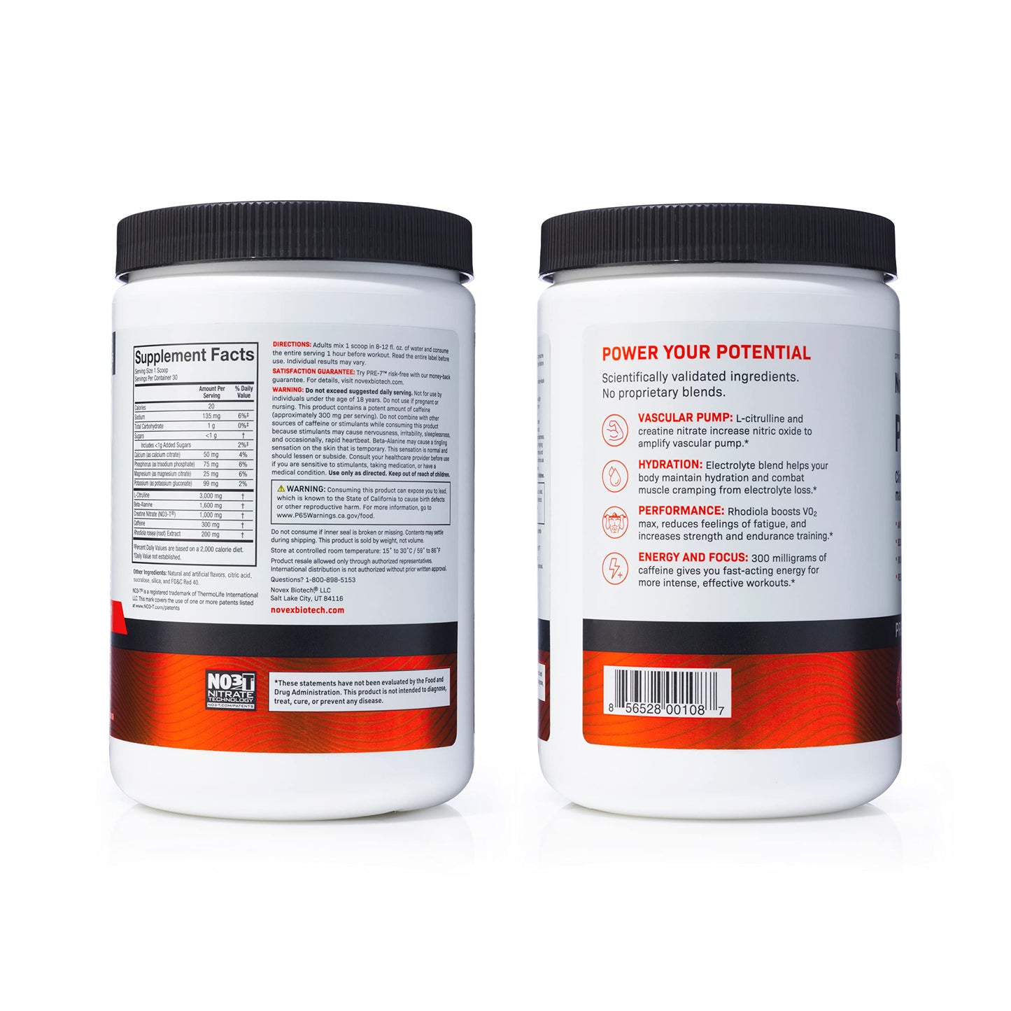 Novex Biotech PRE-7 Pre-Workout Powder – Best preworkout for Men - Boost Energy Novex BiotechBuy Supplements Australia