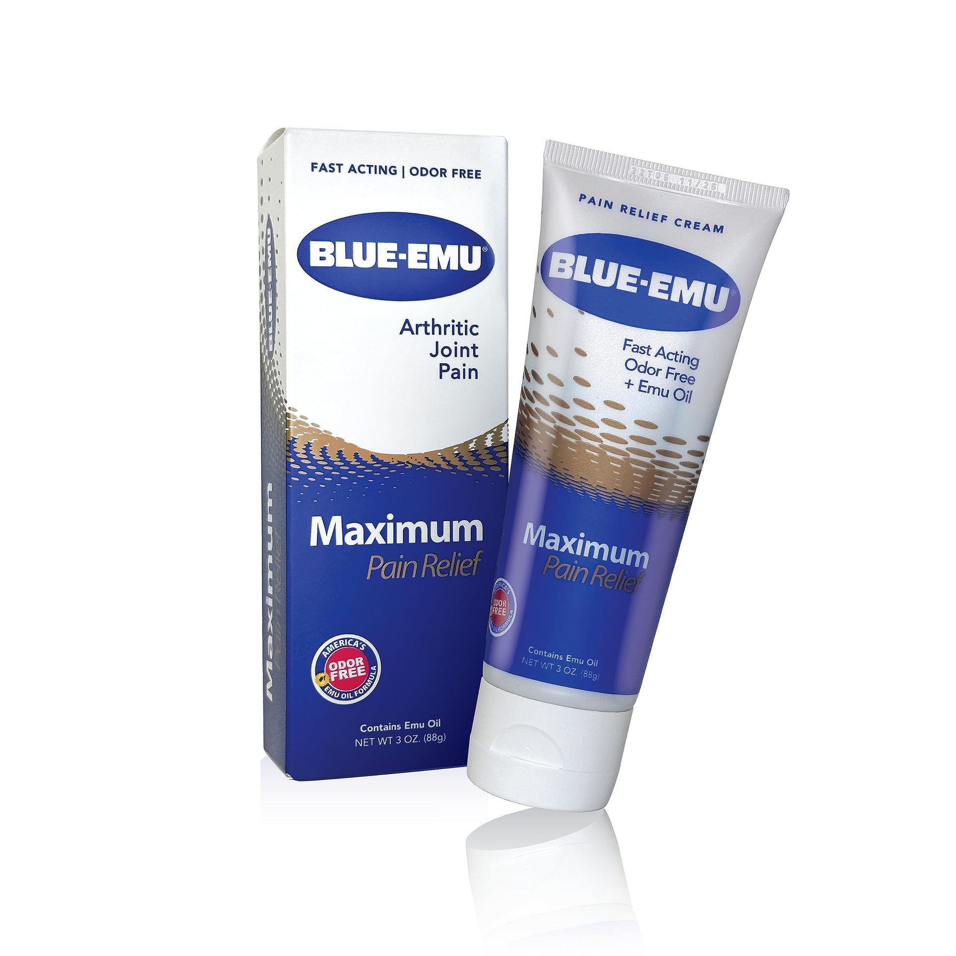 BLUE-EMU Maximum Pain Relief Cream for Arthritis, Muscle, & Joint Aches, 3 Oz, 1 Pack BLUE-EMUBuy Supplements Australia