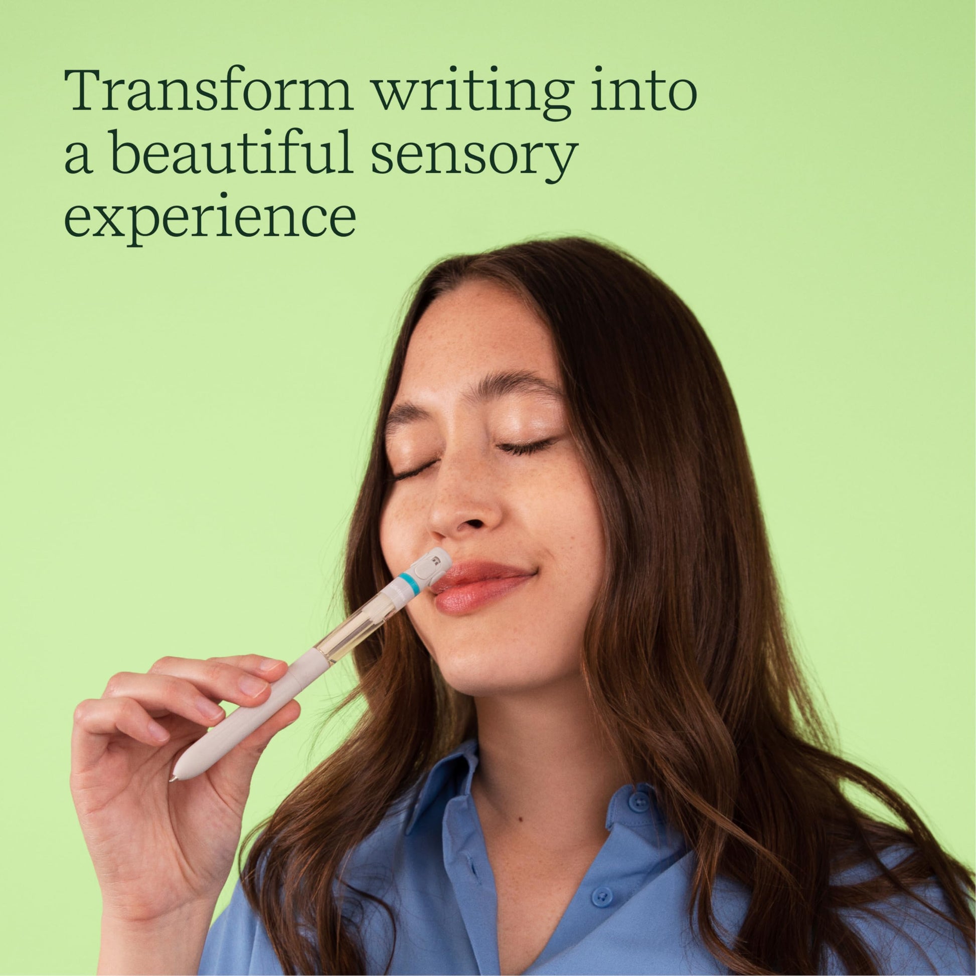 Pen Diffuser in Crisp Mountain Air Essential Oil Blends - Elegant 1.0mm Ballpoint Tip - Black Pen LifelinesBuy Supplements Australia
