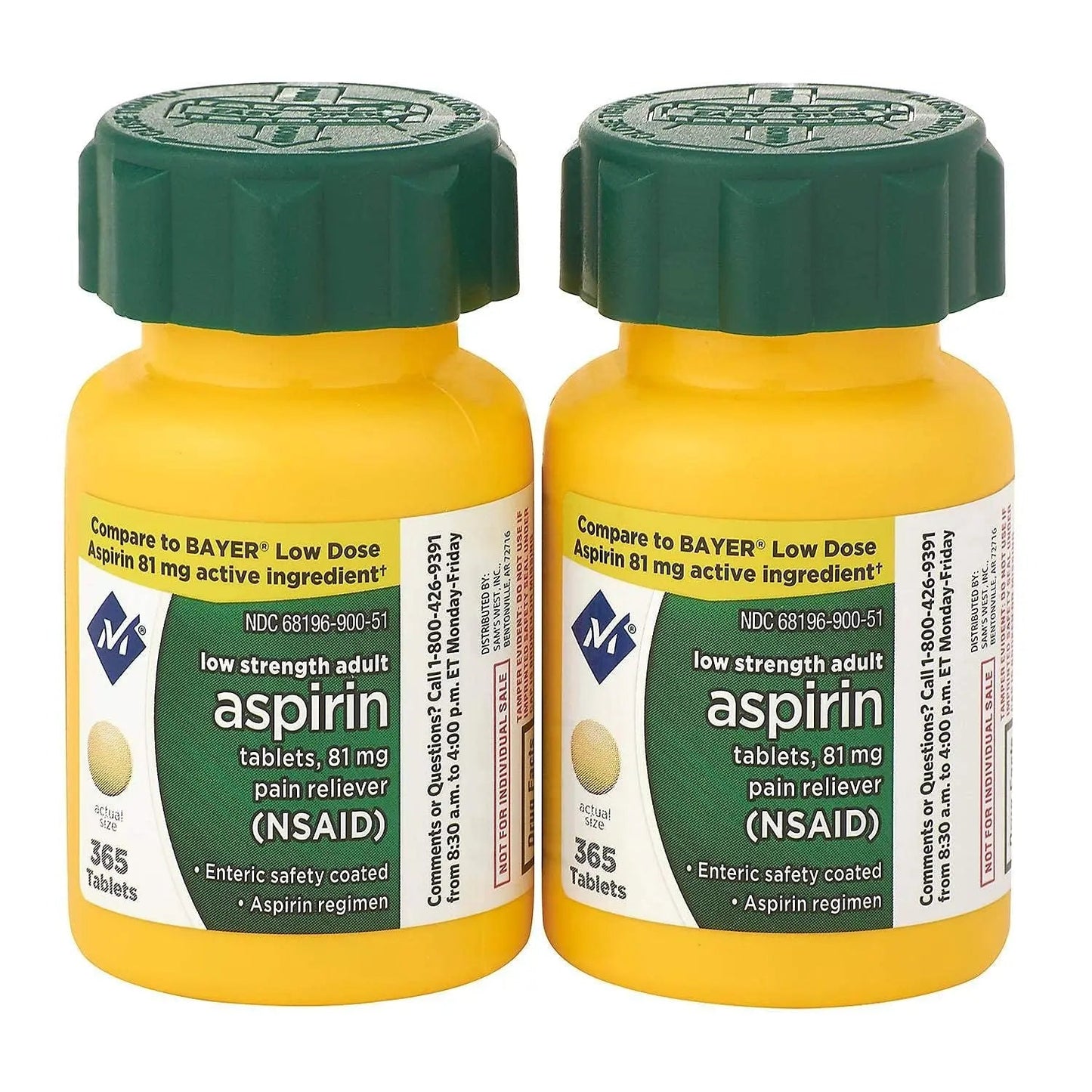 Members Mark 81 mg Low Strength Aspirin (730 Count) OutccogoBuy Supplements Australia
