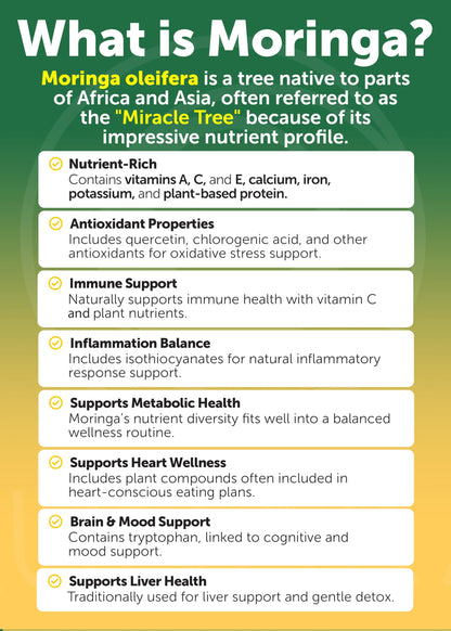 Lunakai USA Made Pure Moringa Capsules – Advanced Moringa Leaf Extract Supplement with Ashwagandha, Boswellia
