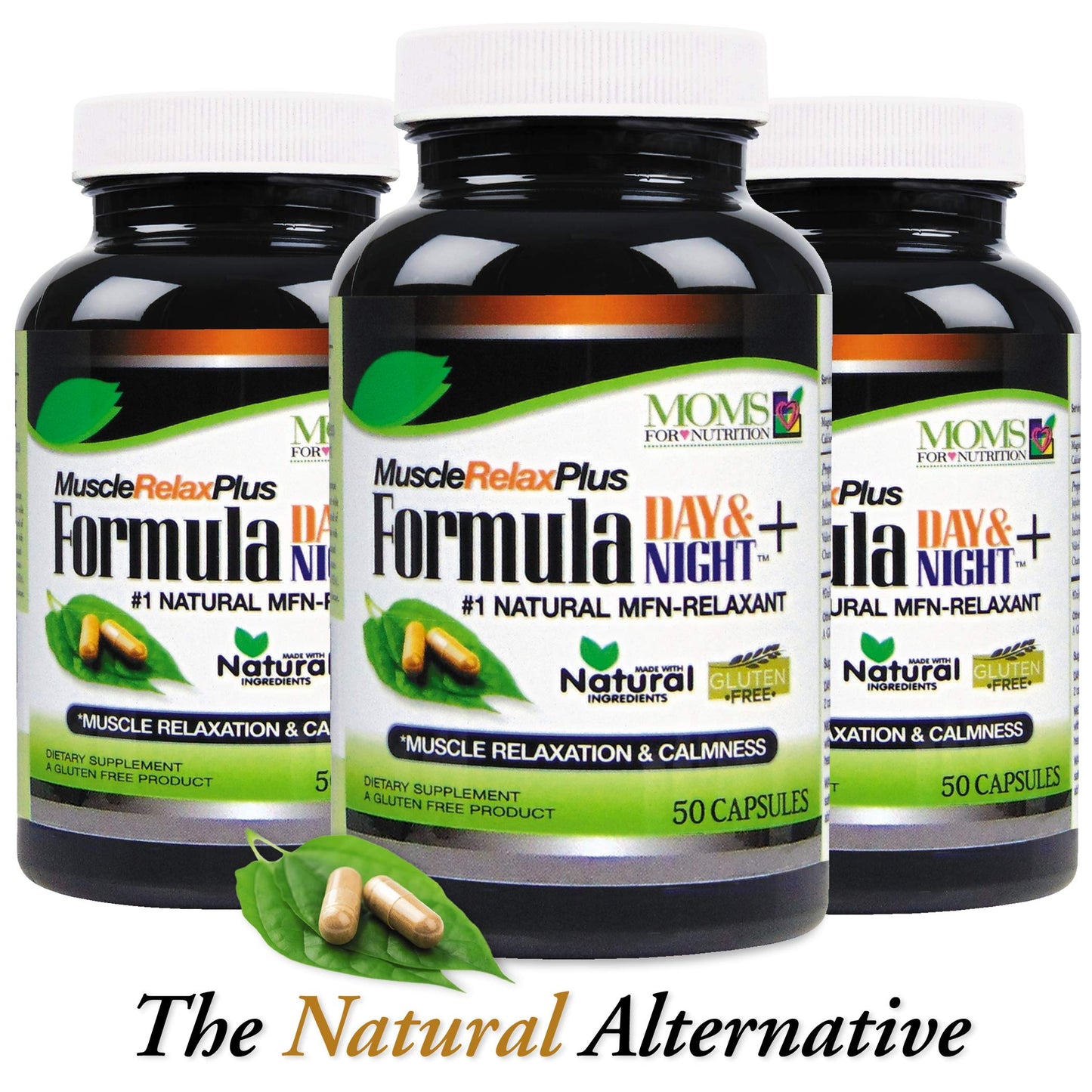 All Natural Muscle Relax Formula Plus - 50 Capsules - Daytime/Nighttime Natural Relaxant Moms For NutritionBuy Supplements Australia