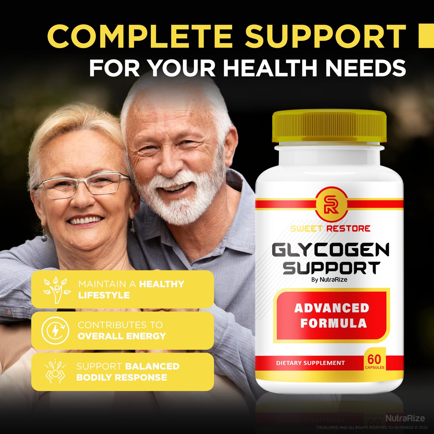 NutraRize (5 Pack) Sweet Restore Joint Support Supplement, Official Glycogen Support Capsules, All-Natural SweetRestore Joint Formula, Blood Vessel Cleaner Reviews (300 Capsules) NutraRizeBuy Supplements Australia