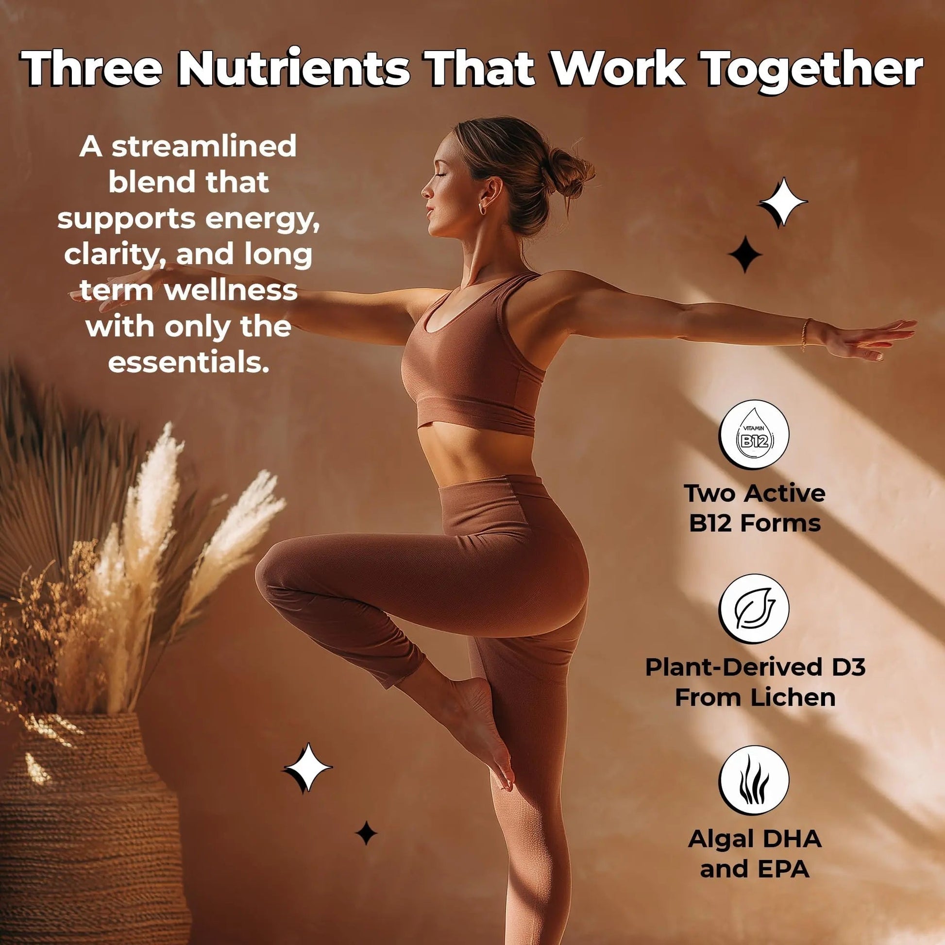 Future Kind 3 in 1 Daily Multivitamin - for Energy, Clarity, Active Wellness Support with B12, D3, and Algal Omega-3 - Essential Vegan Multivitamin for Women & Men Future KindBuy Supplements Australia