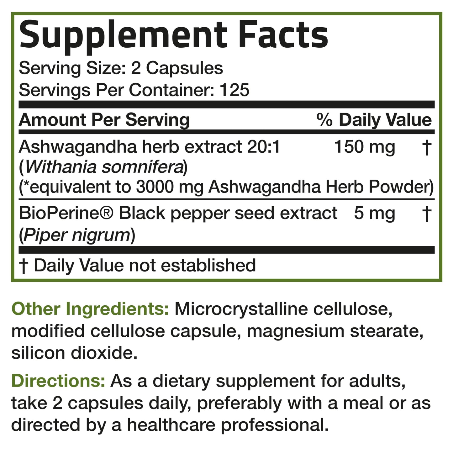 Bronson Ashwagandha Extra Strength 3000 mg Stress & Mood Support with BioPerine BronsonBuy Supplements Australia