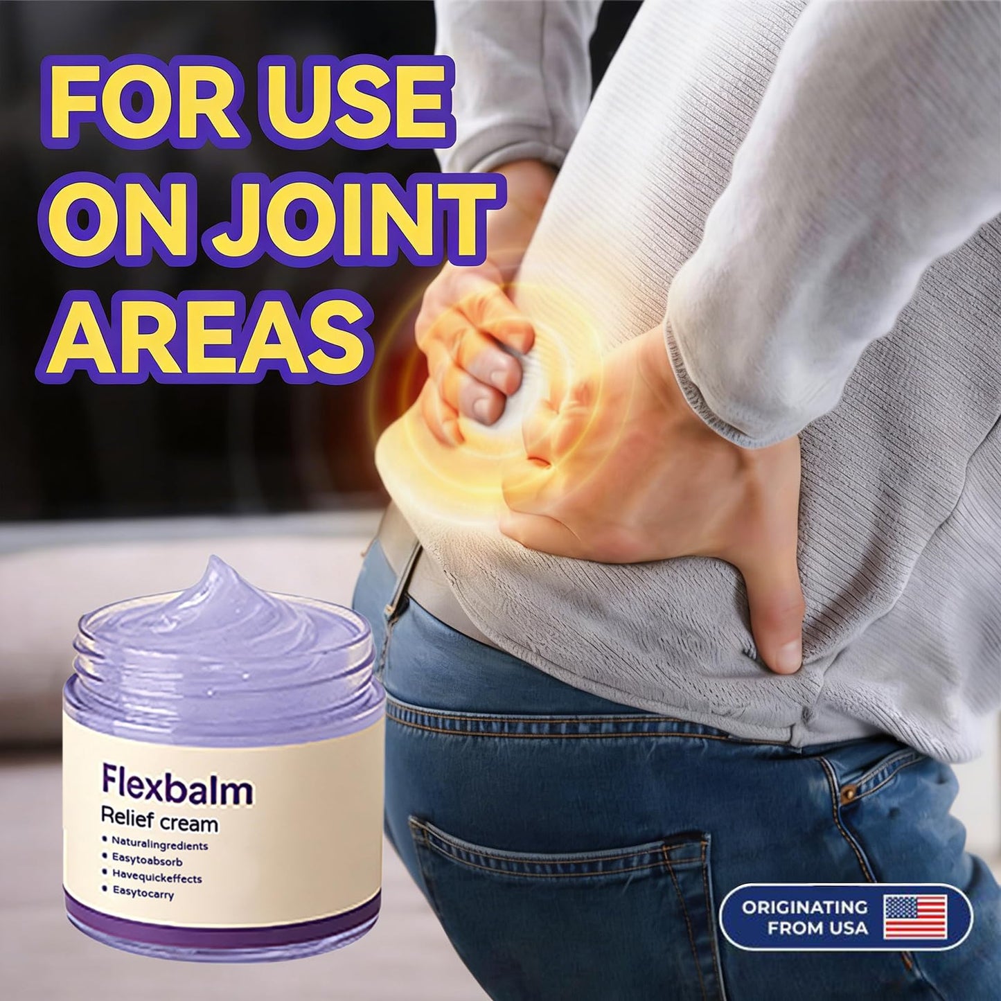Flexbalm Rapid Joint Relief Gel - Advanced Relief Soothing Massage Gel, Flexbalm Rapid Joint Relief Cream for stiffness and soreness (2) FKMEEBuy Supplements Australia