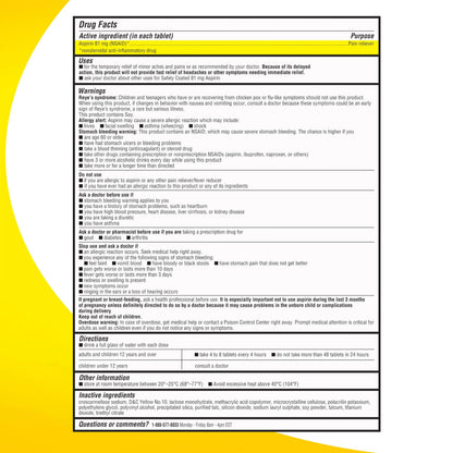 RIGHT REMEDIES Low Dose Aspirin 81mg, Enteric Coated Tablets, NSAID Pain Reliever & Fever Reducer for Adults, Compare to the Active Ingredient in Bayer® Low Dose Aspirin (500ct) RIGHT REMEDIESBuy Supplements Australia