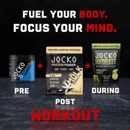 Jocko Mölk Whey Protein Powder (Vanilla) - Keto, Probiotics, Grass Fed, Digestive Enzymes Jocko FuelBuy Supplements Australia