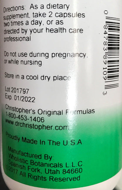 Christopher's Original Formulas Sinus Plus, Sinus Support Capsules, Whole Herb Synergistic Blend, 100 Count Christopher's Original FormulasBuy Supplements Australia