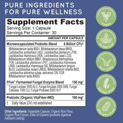 Essential Source TriActive Biotics Daily Care – Probiotics for Women and Men, 6 Billion CFU with Prebiotic Blend – Daily Digestive and Immune Support Gut Health Supplement – 30 Capsules Essential SourceBuy Supplements Australia