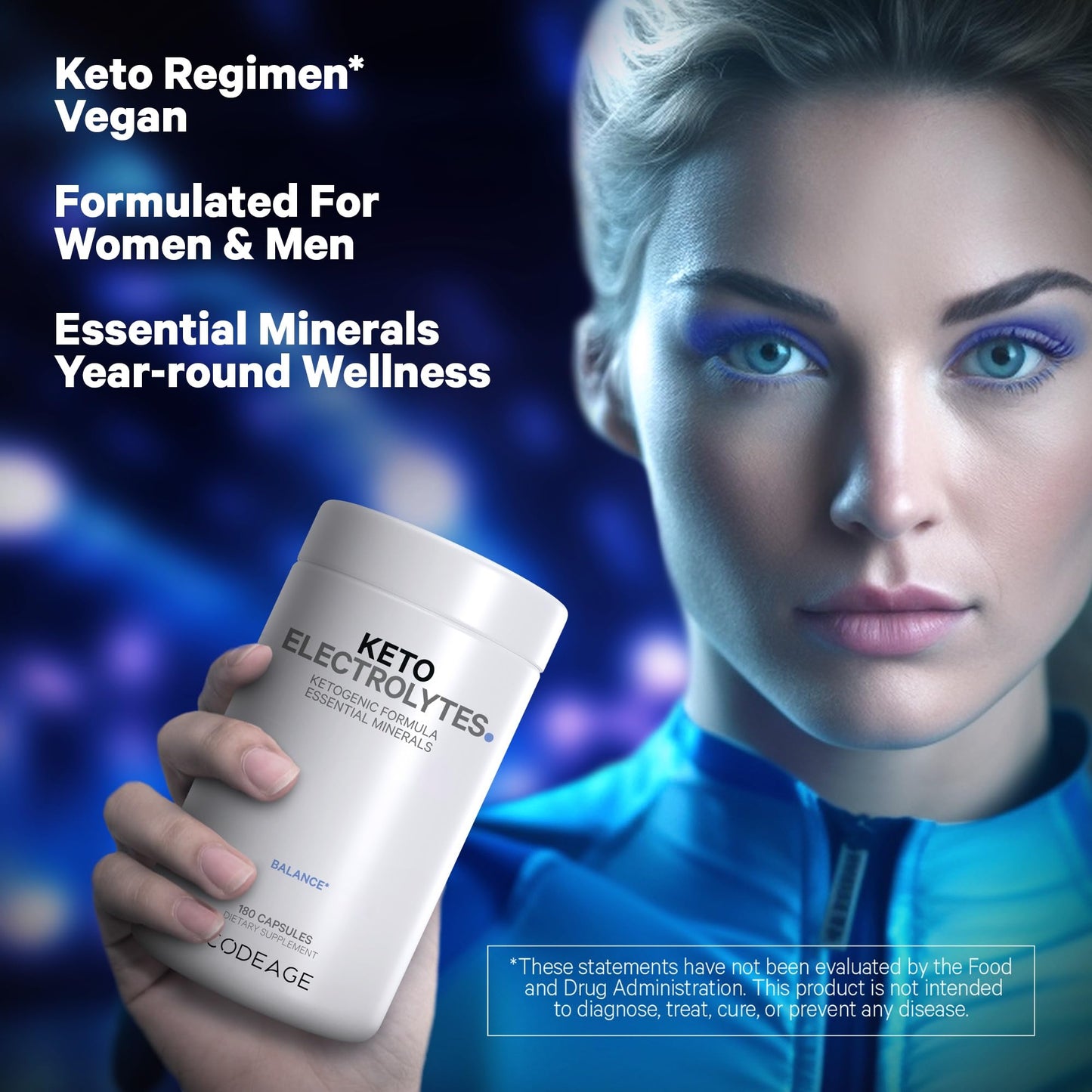 Keto Electrolytes Supplement – Vegan Electrolyte Tablets w Magnesium, Potassium CodeageBuy Supplements Australia
