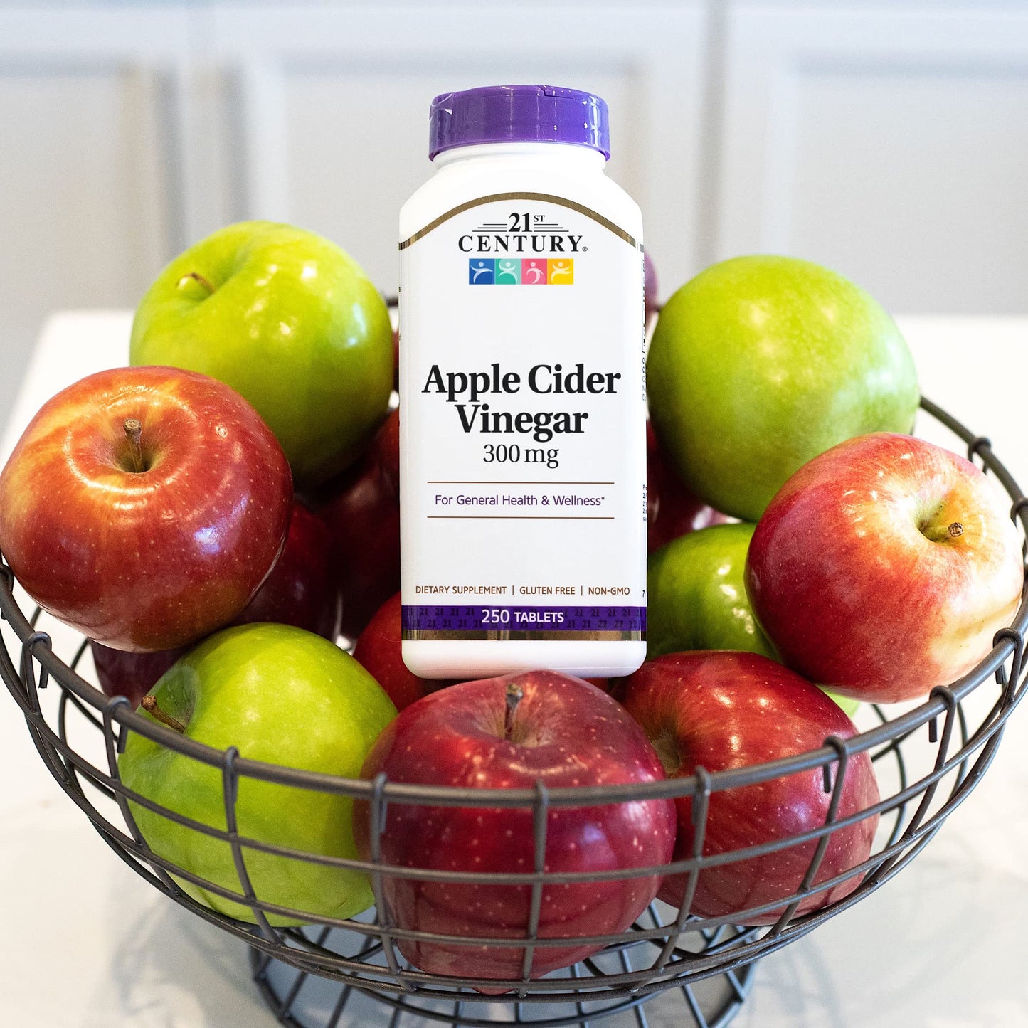 21st Century Apple Cider Vinegar 300mg Tablets, 250 Count 21st CenturyBuy Supplements Australia