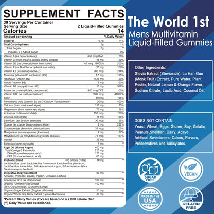 LILICARE Mens Multivitamins Gummies + Methylene Blue Gummies for Human LILICAREBuy Supplements Australia