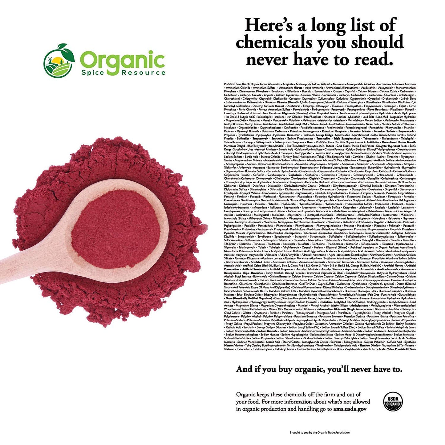 Organic Beet Root Powder | 8 oz or 226g | USDA Organic Approved, Raw and Non GMO Organic Spice ResourceBuy Supplements Australia