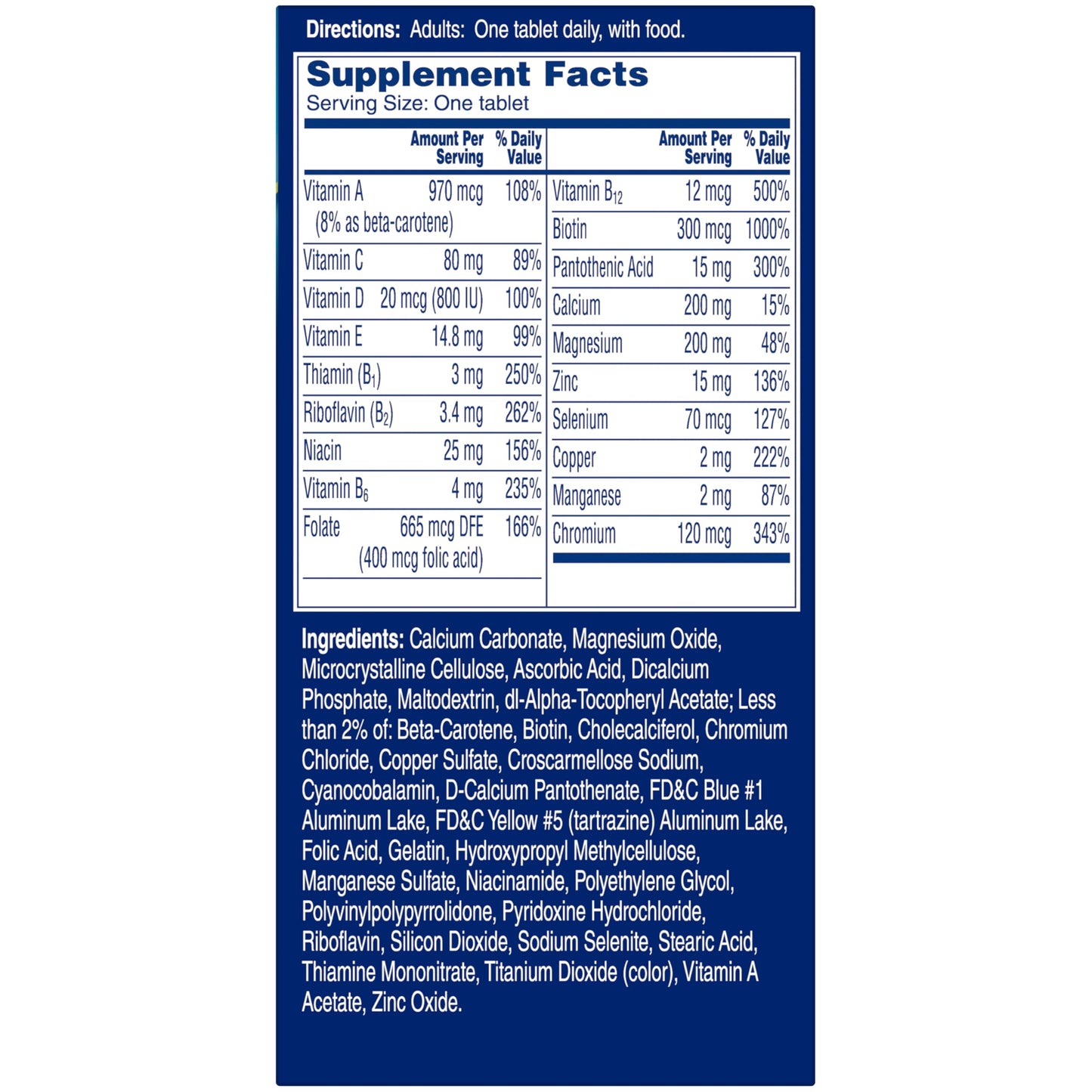 One A Day Men’s Pro Edge Multivitamin, Supplement with Vitamin A,C,D, E and Zinc for Immune Health Support and Magnesium for Healthy Muscle Function, 50 Count ONE A DAYBuy Supplements Australia