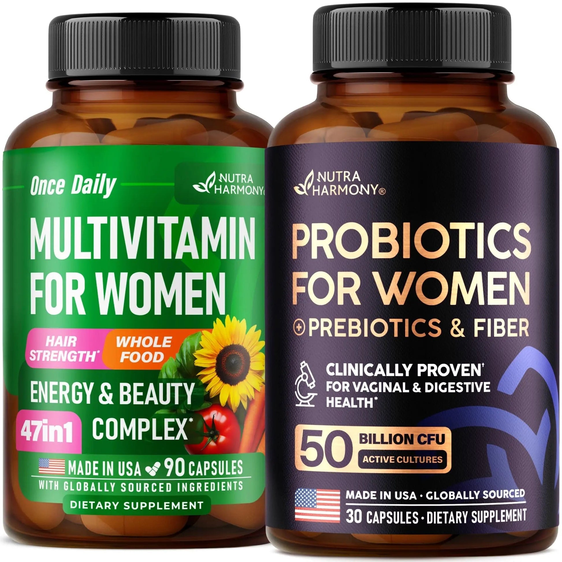 NUTRAHARMONY Multivitamins & Probiotics for Women NUTRAHARMONYBuy Supplements Australia