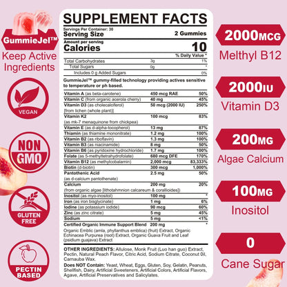 Nextdia Mens Multivitamin Gummies 60 Count + Womens Multivitamin Gummies 60 Count NextdiaBuy Supplements Australia