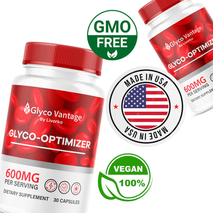 (2 Pack) Glyco Vantage Glyco Optimizer, Glyco Vantage, Glyco Vantage Capsules, Glyco Vantage Joint Optimizer, GlycoVantage Glyco Optimizer Pills, Glyco Vantage Support, 60 Capsules For 2 Months LIVORKABuy Supplements Australia