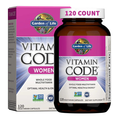 Garden of Life Vitamin Code Women's and Men's Multivitamins Bundle, 120+75 Capsules Garden of LifeBuy Supplements Australia