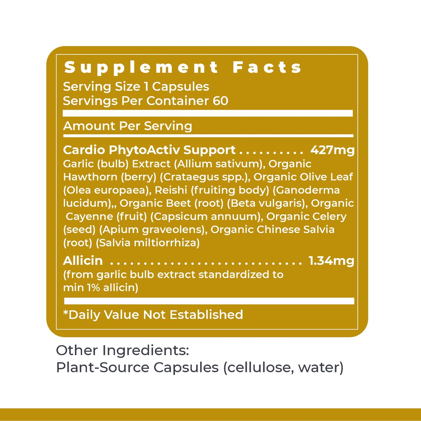 Premier Research Labs Premier BP Complex - Heart Health Supplements, BP Formula, Garlic Allicin Supplement, Natural Herbal BP Support Pills with Reishi & Cayenne Pepper - 60 Vegetarian Capsules Premier Research LabsBuy Supplements Australia