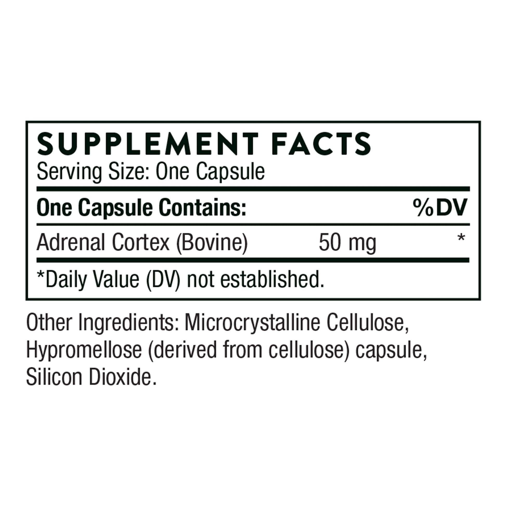 THORNE Adrenal Cortex - Bovine Adrenal Cortex Supplement for Cortisol Management THORNEBuy Supplements Australia