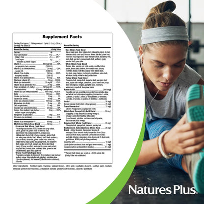 NaturesPlus Source of Life Gold Multivitamin Liquid - 30 oz - with Vitamins D3, B12 & K2 - Blood, Bone & Immune Support - Vegetarian & Gluten Free - 30 Servings NaturesPlus