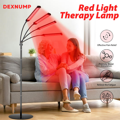 Dexnump Red Light Therapy for Face, 324 LEDs Red Light Therapy Lamp Height Free Adjustment Infrared DexnumpBuy Supplements Australia