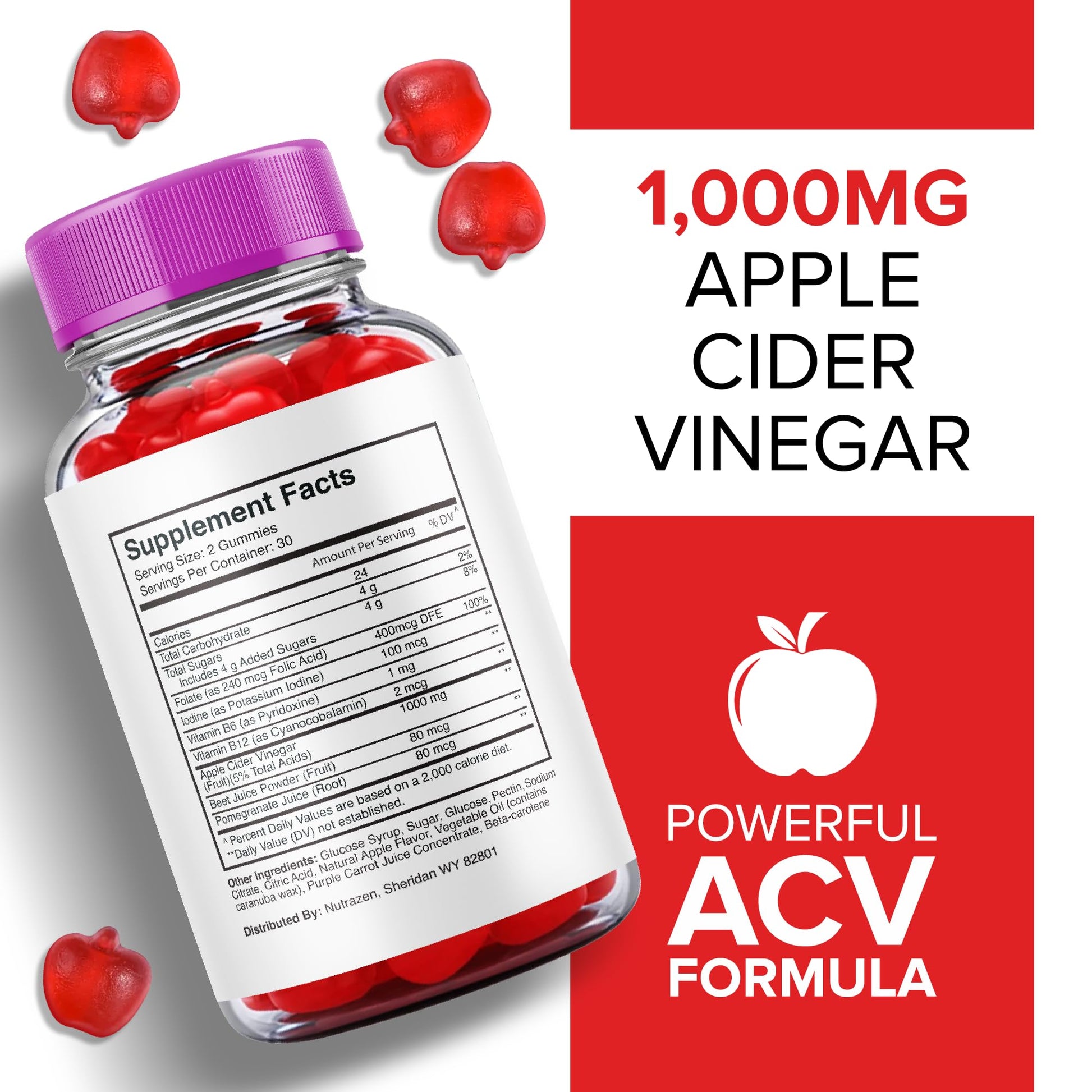 (5 Pack) Nutrizen Keto Acv Gummies - Official Formula - Nutrizen Keto + Acv Gummies HealthlyBuy Supplements Australia