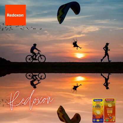 Redoxon Max Energy, Helps Support Inmune System, Citrus Flavor, 20 Effervescent Tablets, 2.82 Oz, Box Redoxon