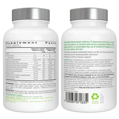 Multivitamin & Minerals for Women + Advanced Kids Multivitamin Gummy Vegan Bundle, with Methylated B-Vitamins, Vitamin A, C, D3 & E Igennus Healthcare Nutrition