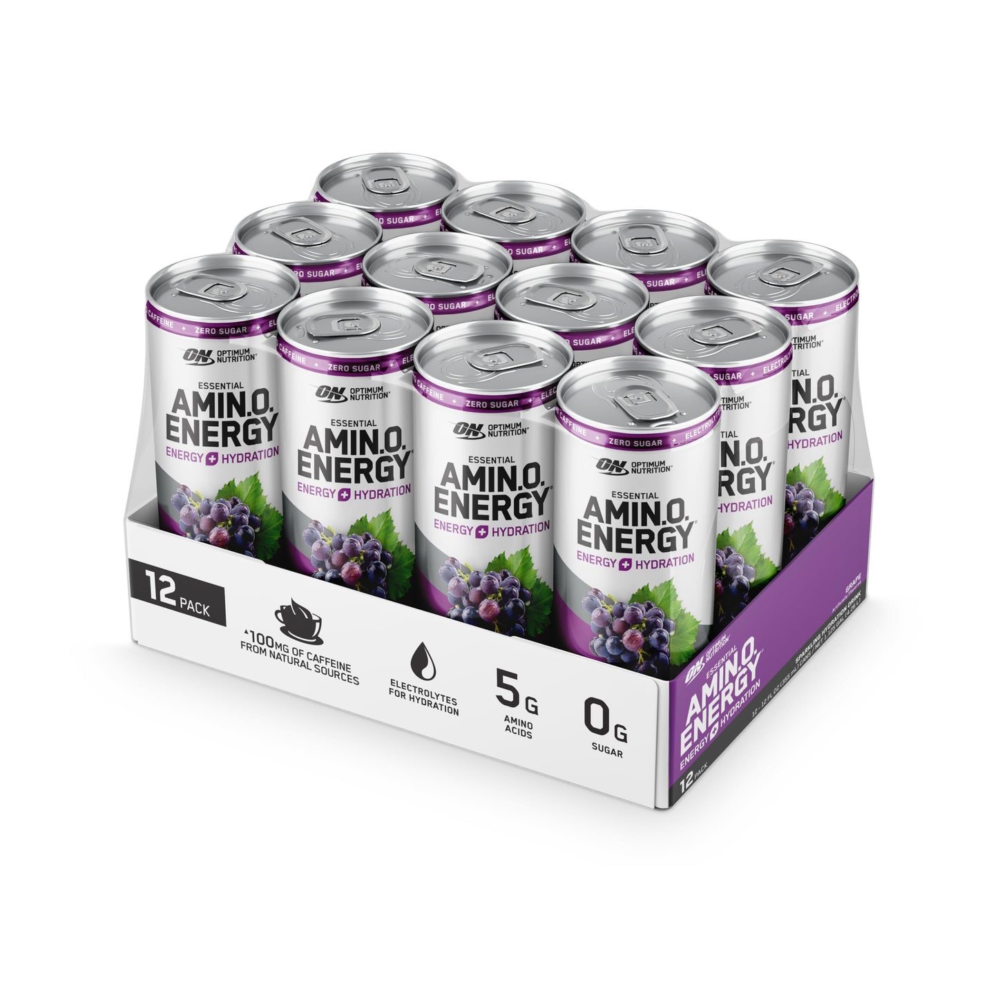 Optimum Nutrition Amino Energy Sparkling Hydration Drink, Electrolytes, Caffeine Optimum NutritionBuy Supplements Australia