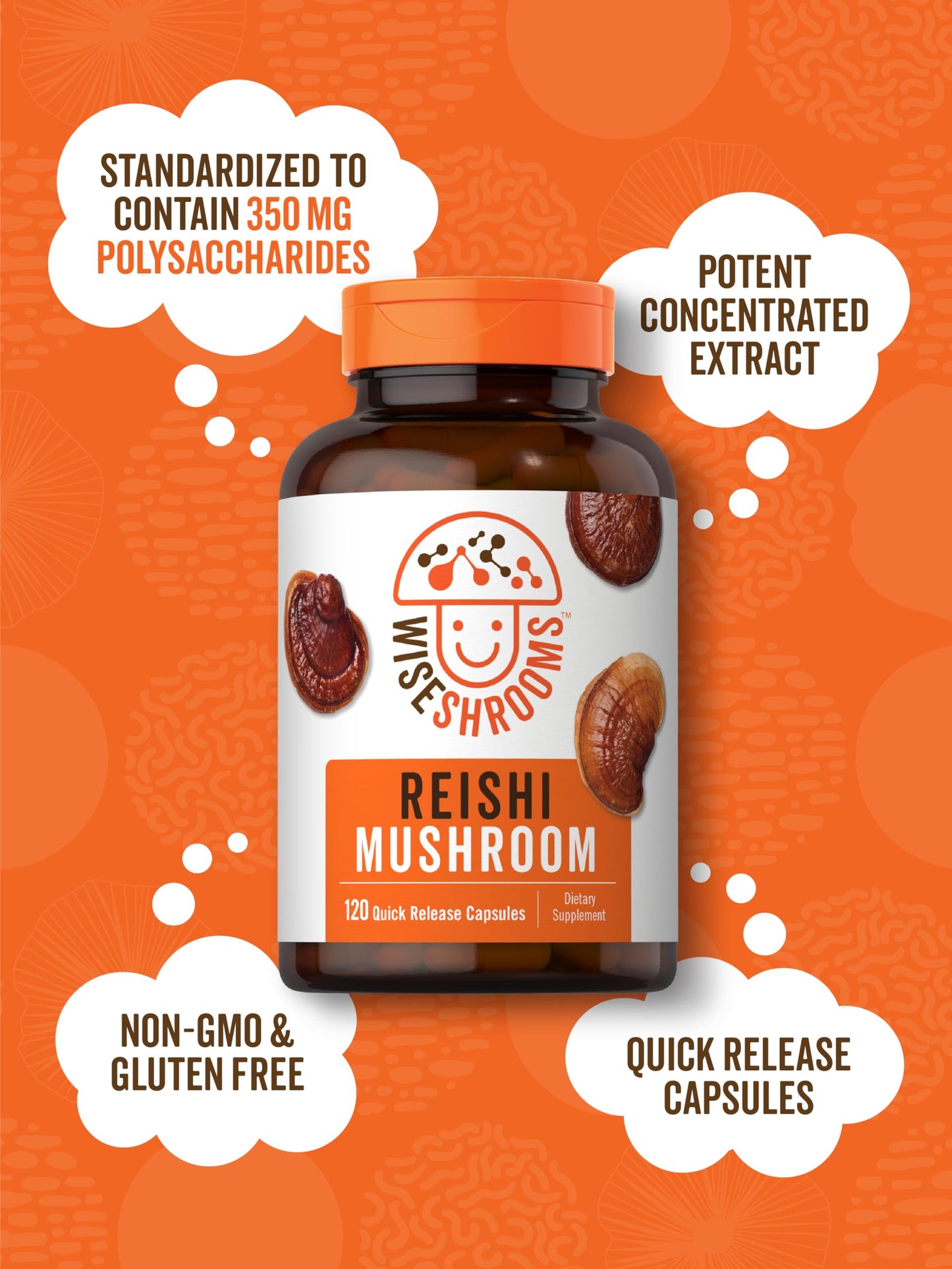 Carlyle Reishi Mushroom Capsules 5000 mg |120 Count | Non-GMO and Gluten Free Extract CarlyleBuy Supplements Australia