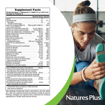 NaturesPlus Source of Life Liquid, Tropical Fruit - 8 fl oz - Multivitamin & Mineral Supplement - Gluten Free, Vegetarian - 8 Servings NaturesPlusBuy Supplements Australia